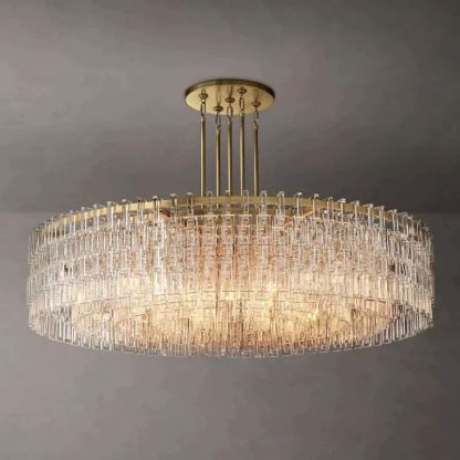 Marignan Round Chandelier 60"