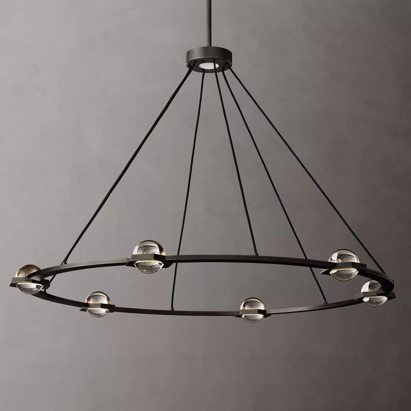Planet Round Chandelier 48 Inch