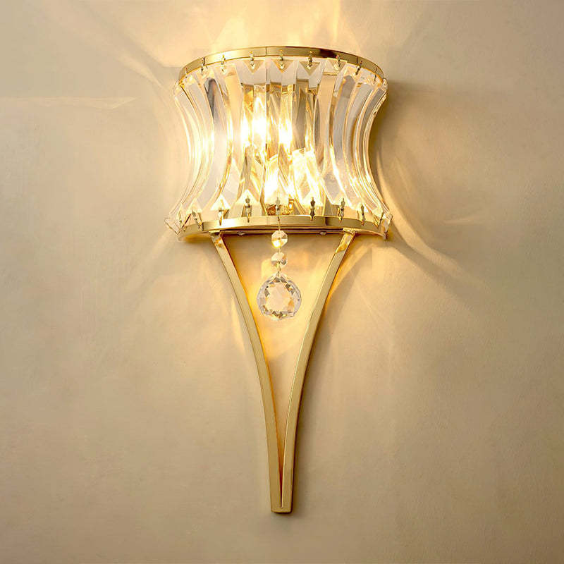 RadiantArc Glass Wall Sconce
