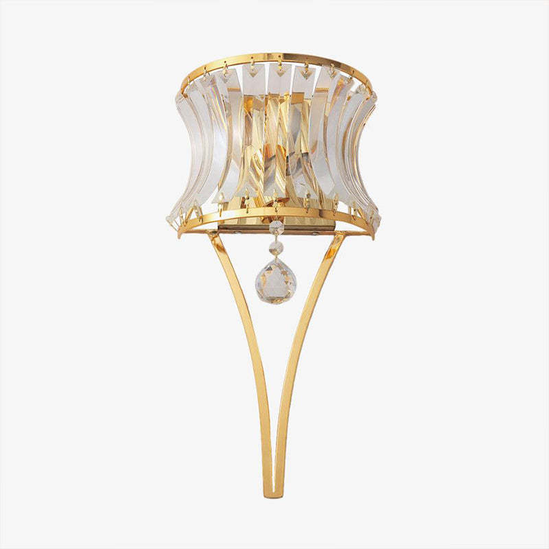 RadiantArc Glass Wall Sconce