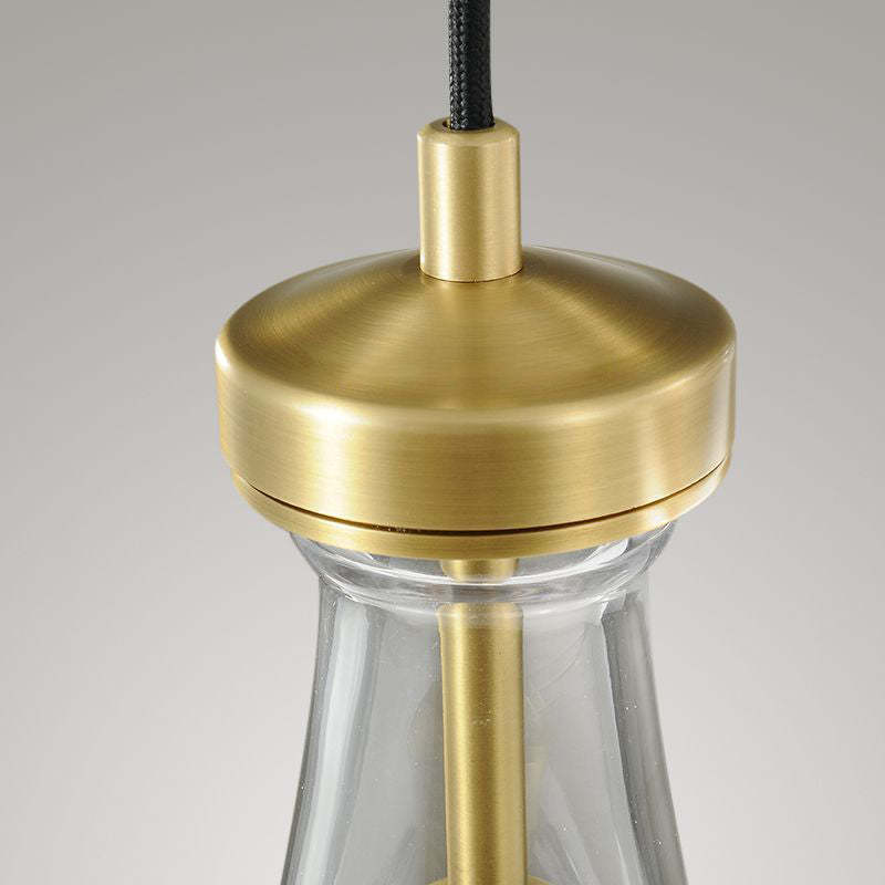 Raindrops 2-light Cord Round Chandelier