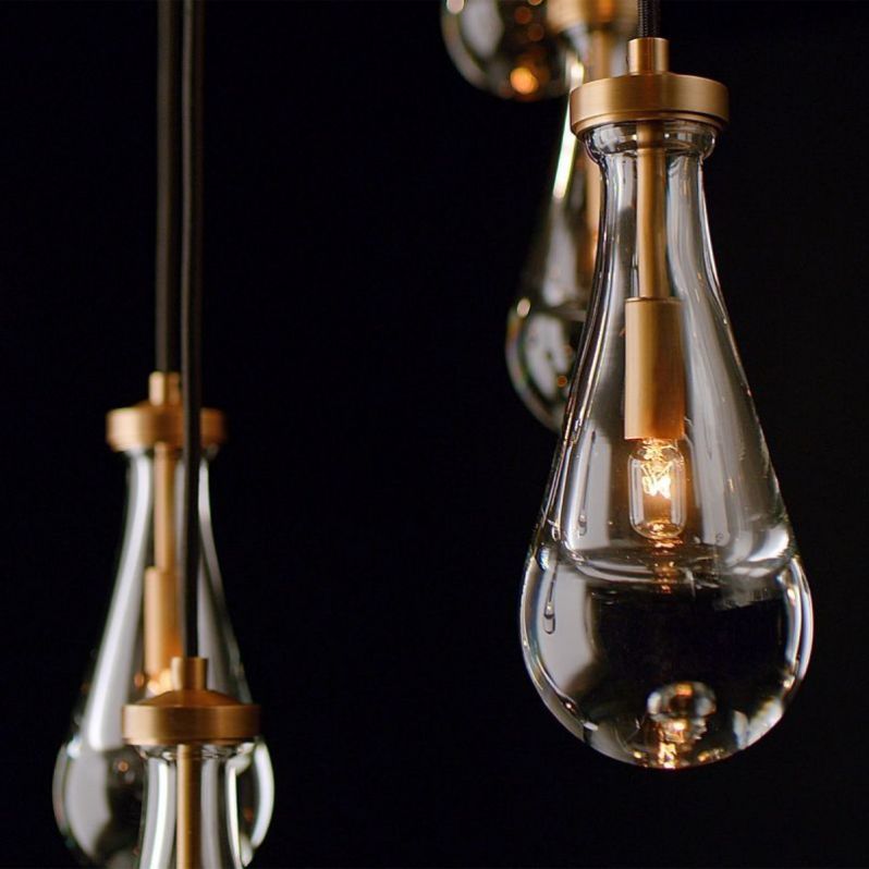 Raindrops Rectangular Chandelier 72