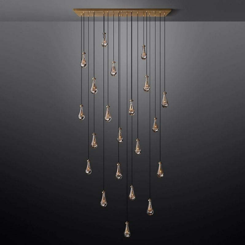 Raindrops Rectangular Chandelier 72