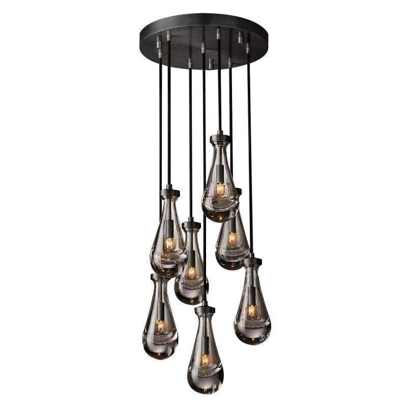 Raindrops Round Chandelier 18 Inch