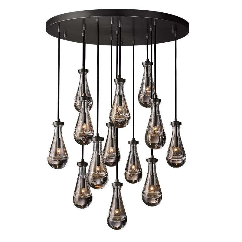 Raindrops Round Chandelier 36 Inch