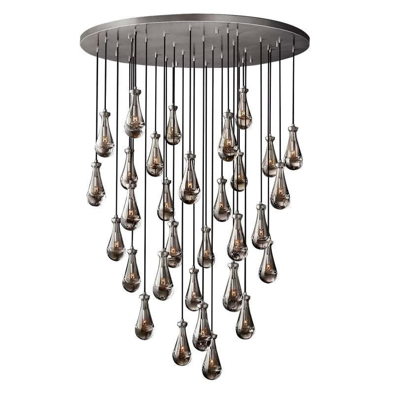 Raindrops Round Chandelier 60 Inch