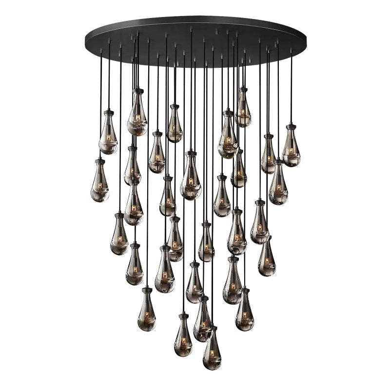 Raindrops Round Chandelier 60 Inch