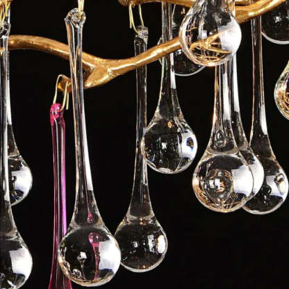 Ran Colorful Crystal Dining Branch Chandelier