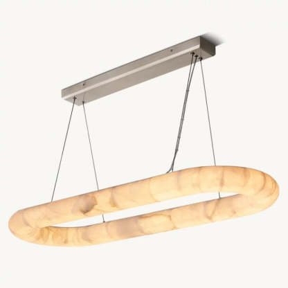 Rivage Lisse Oval Chandelier 57"