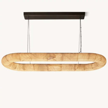 Rivage Lisse Oval Chandelier 57"