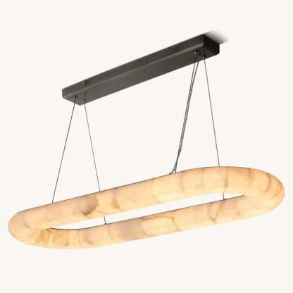 Rivage Lisse Oval Chandelier 57"