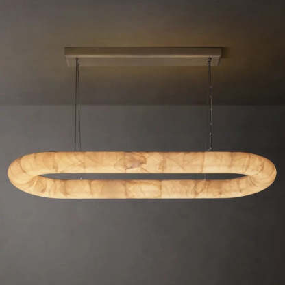Rivage Lisse Oval Chandelier 57"
