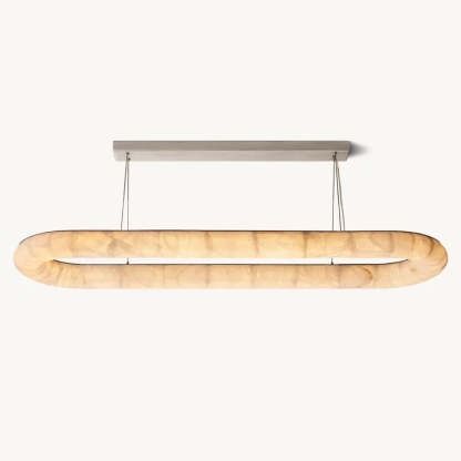 Rivage Lisse Oval Chandelier 74"