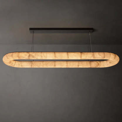 Rivage Lisse Oval Chandelier 74"