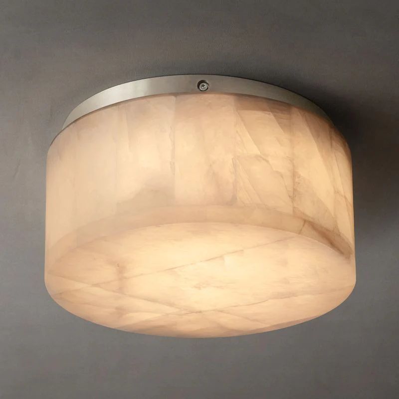 Rivage Calcite Round Flushmount