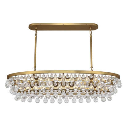 Robert Abbey Bling Oval Chandelier 42"