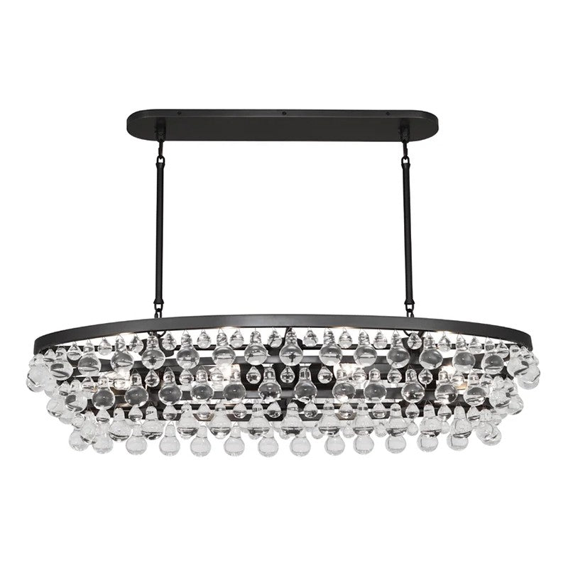 Robert Abbey Bling Oval Chandelier 42"