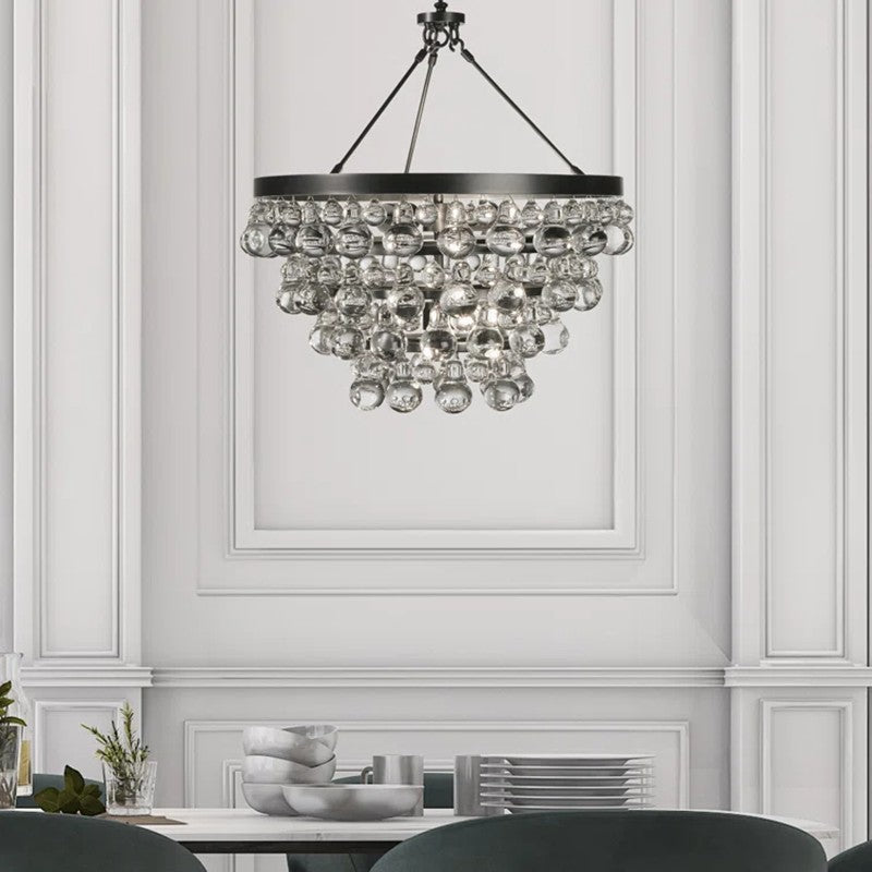 Robert Abbey Bling Round Chandelier 20"
