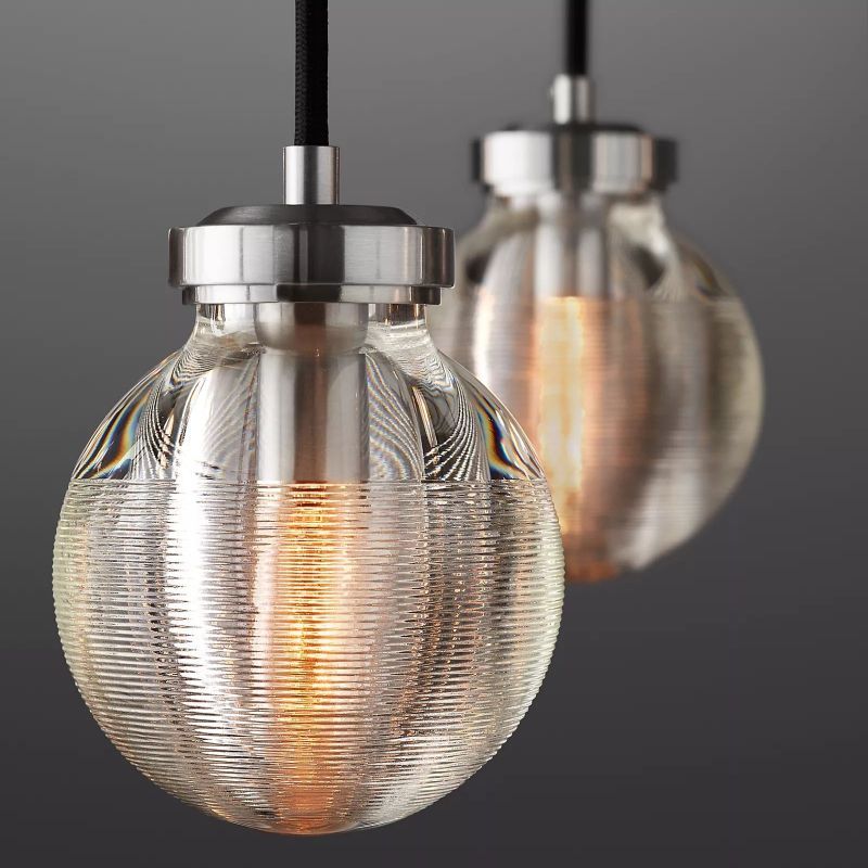 Roby Spherical Modern Rectangular Chandelier 36 Inch