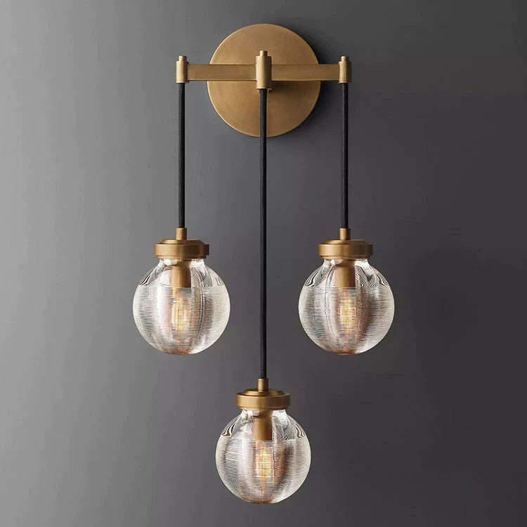 Nashville Spherical Modern Triple Wall Sconce
