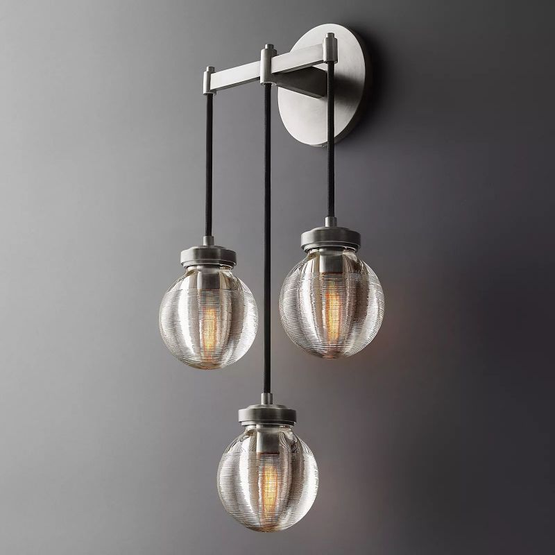 Nashville Spherical Modern Triple Wall Sconce