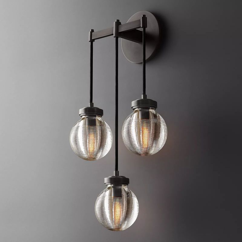 Nashville Spherical Modern Triple Wall Sconce
