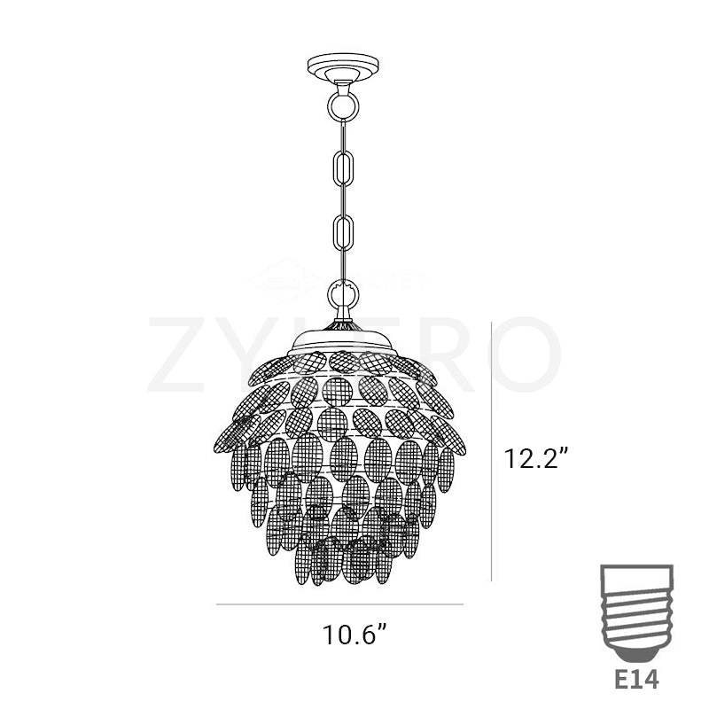 Roxanne Crystal Pendant Light