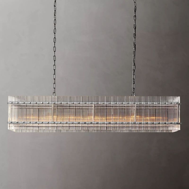 Durango Modern Rectangular Chandelier 54"