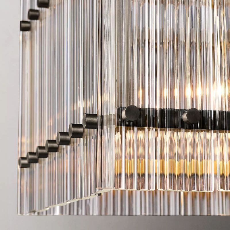 Durango Modern Rectangular Chandelier 54"