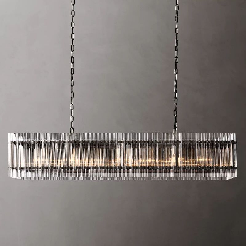 Durango Modern Rectangular Chandelier 54"