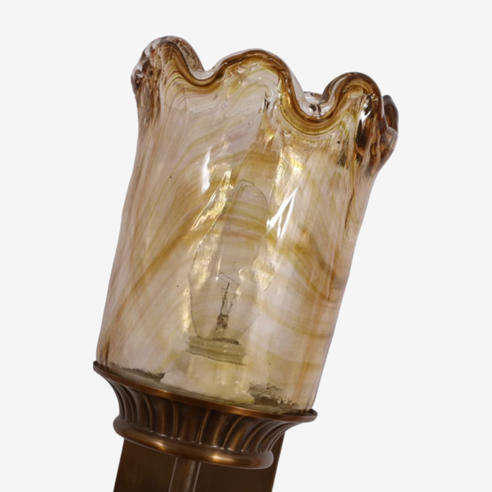 Simple Retro Glass Wall Sconce