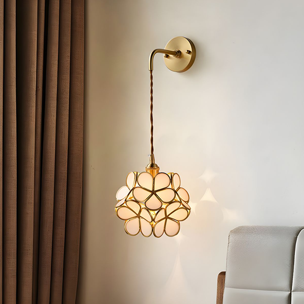 Petal Glass Wall Sconce