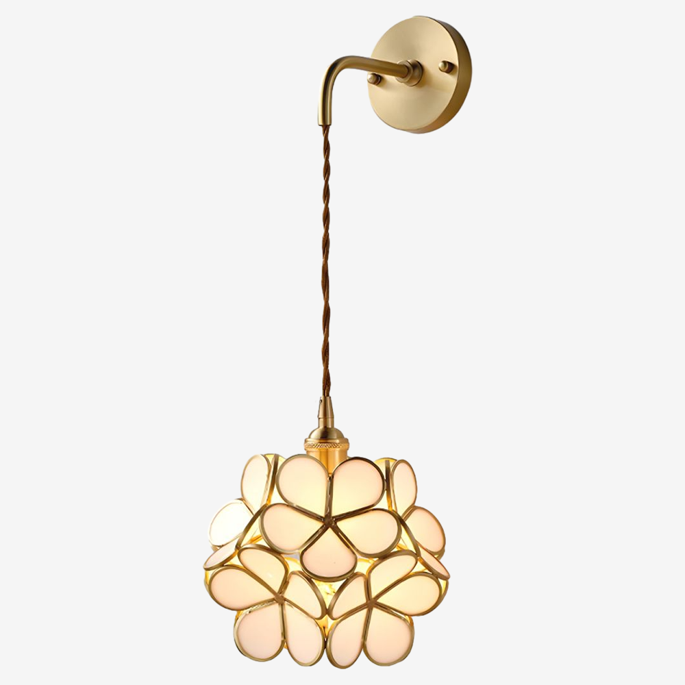 Petal Glass Wall Sconce