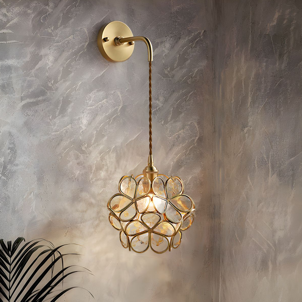 Petal Glass Wall Sconce