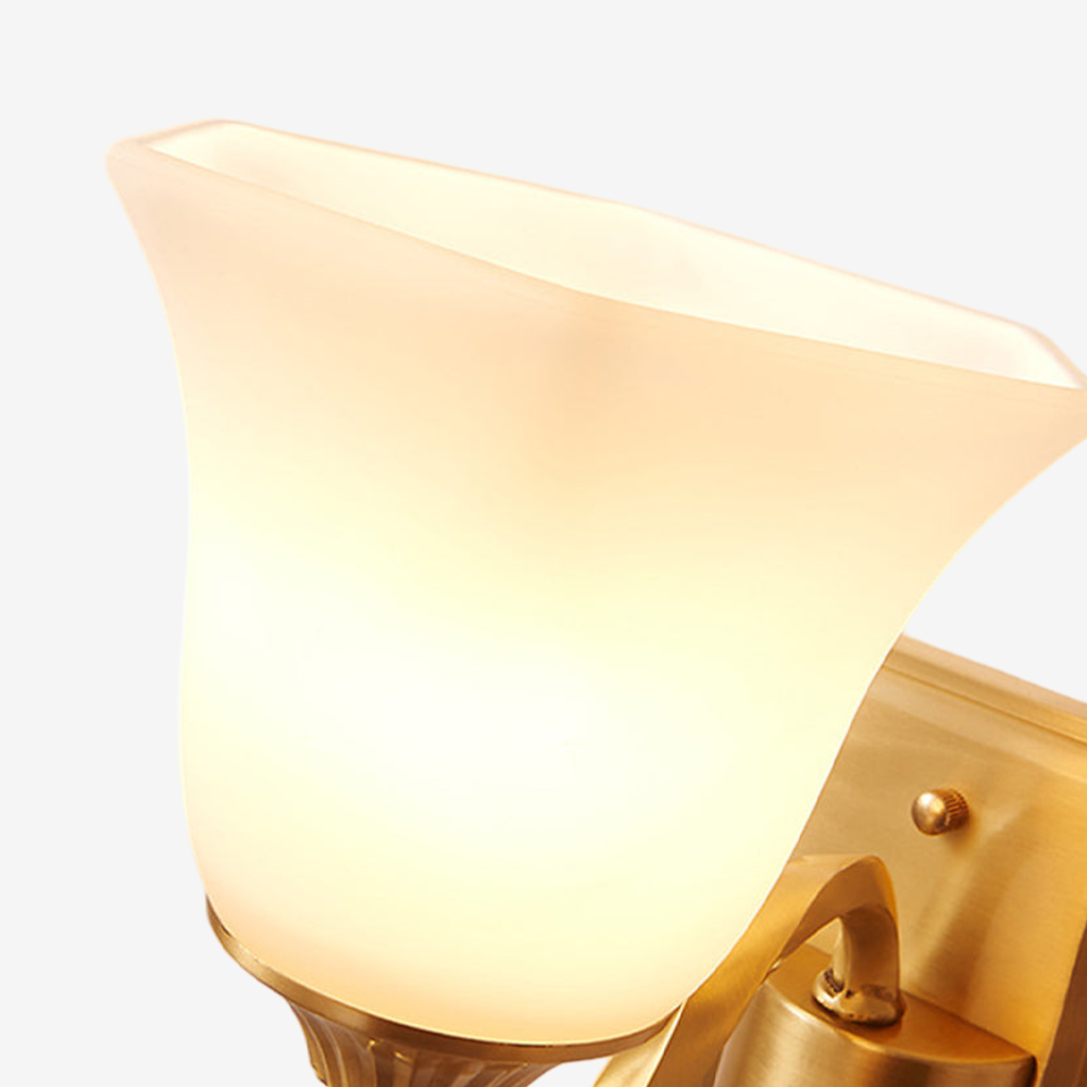 Vintage Brass Wall Sconce 1/2 Lights