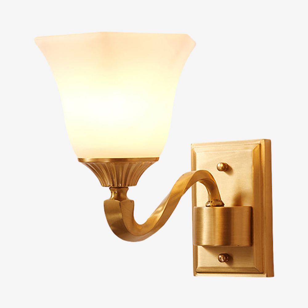 Vintage Brass Wall Sconce 1/2 Lights