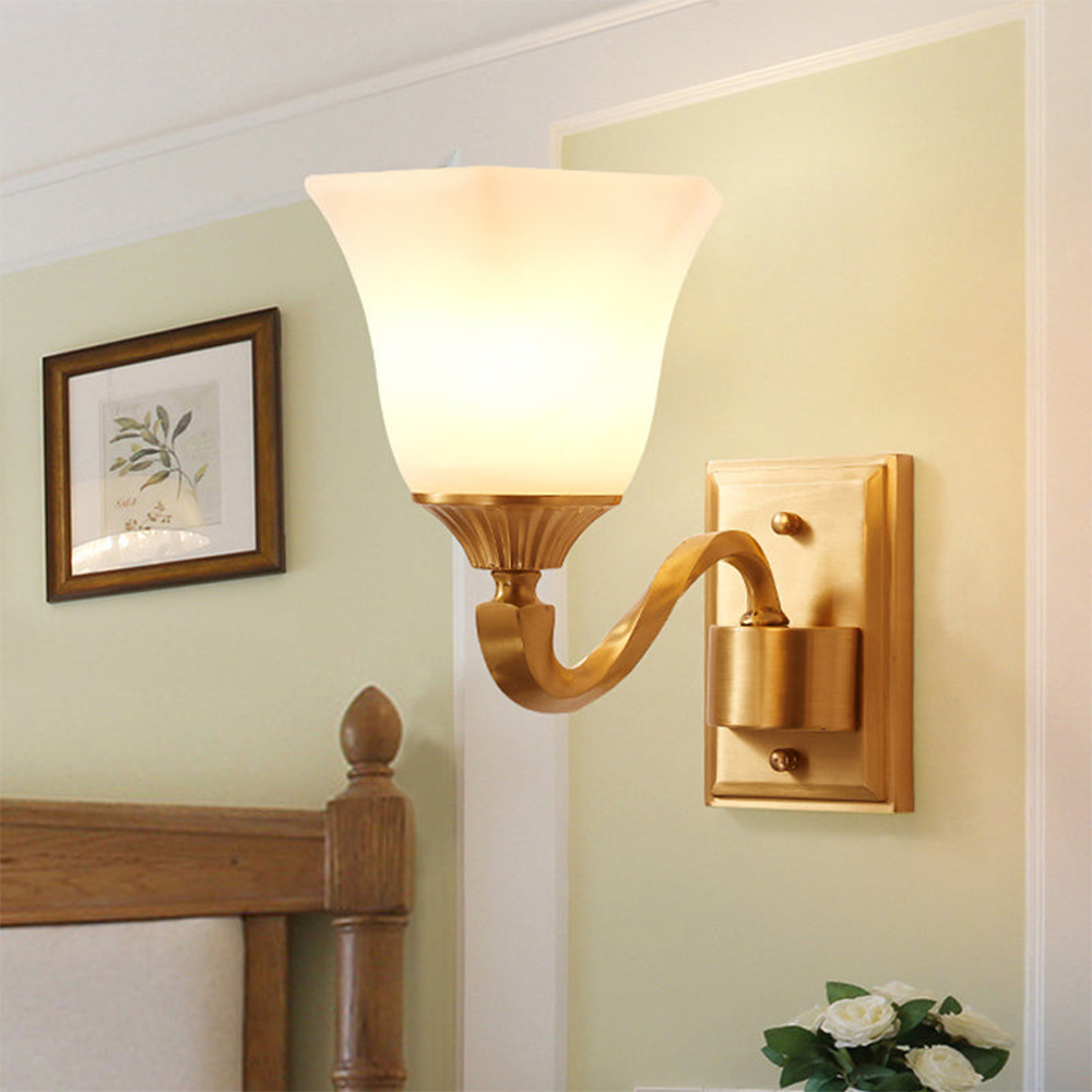 Vintage Brass Wall Sconce 1/2 Lights