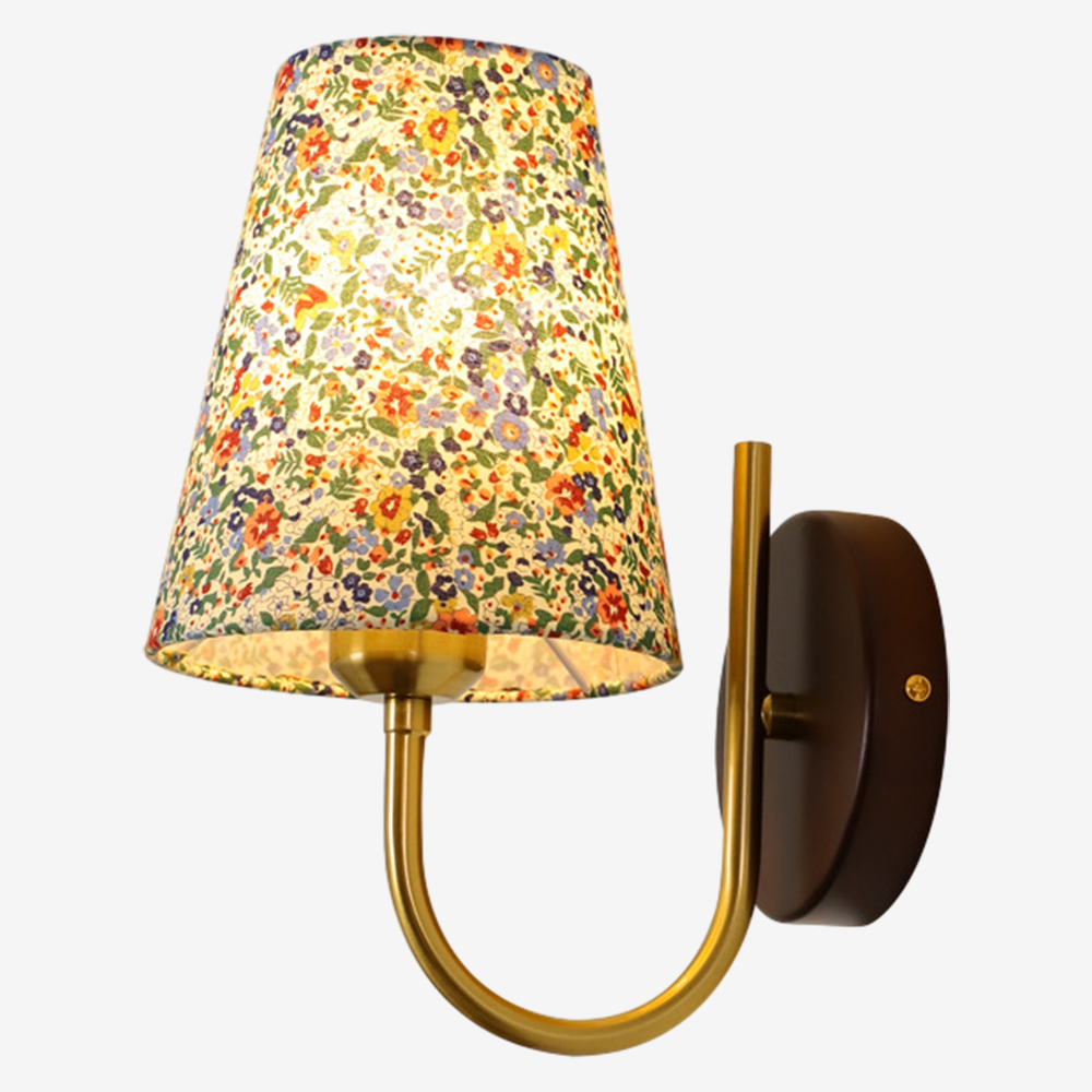 Vintage Floral Wall Sconce