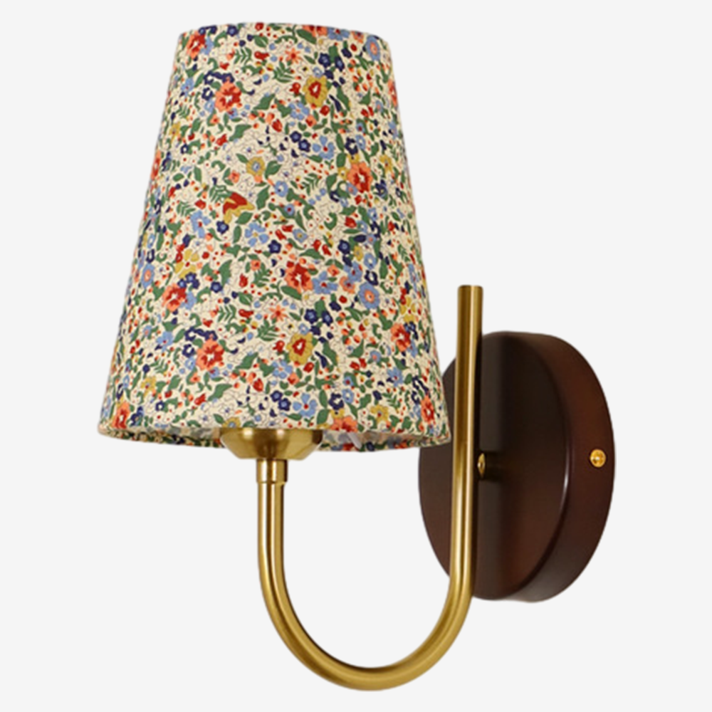Vintage Floral Wall Sconce