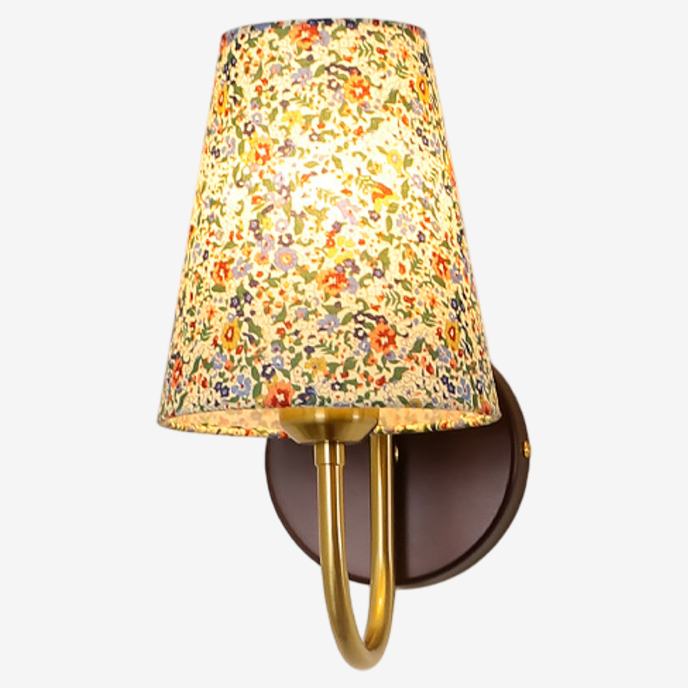 Vintage Floral Wall Sconce