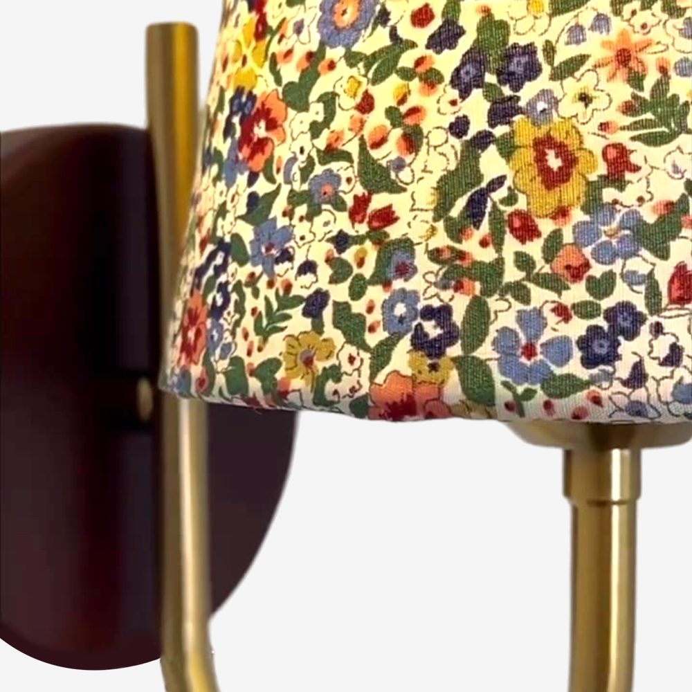 Vintage Floral Wall Sconce