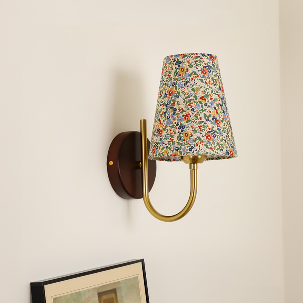 Vintage Floral Wall Sconce