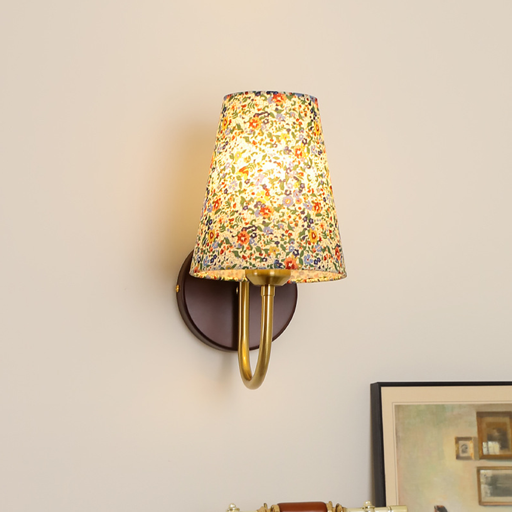 Vintage Floral Wall Sconce