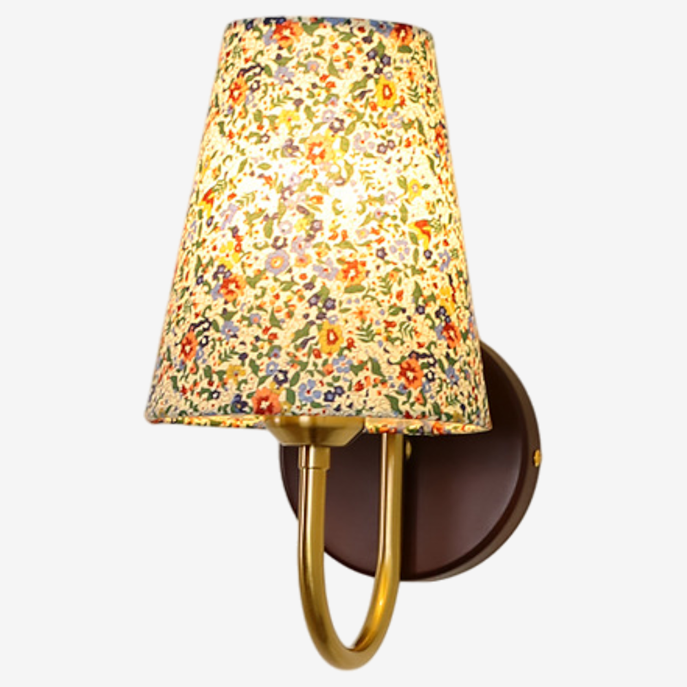 Vintage Floral Wall Sconce