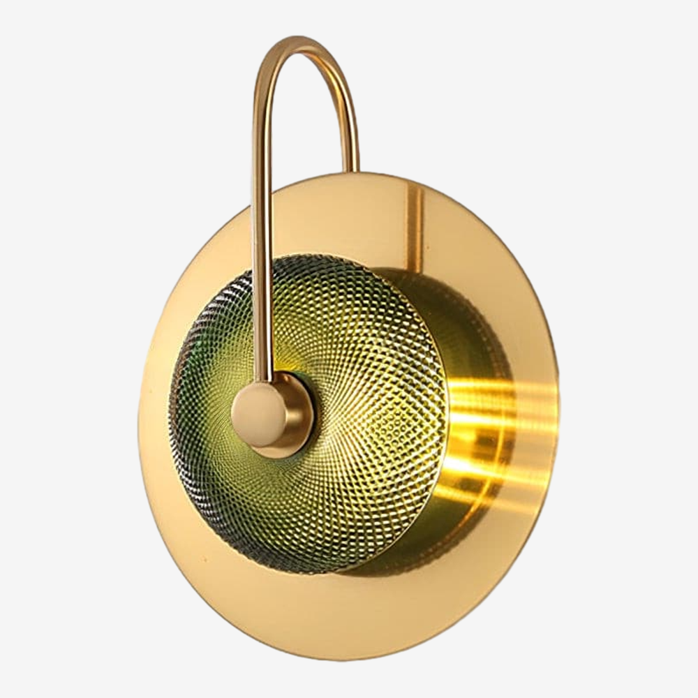 Circular Modern Art Deco Wall Sconce