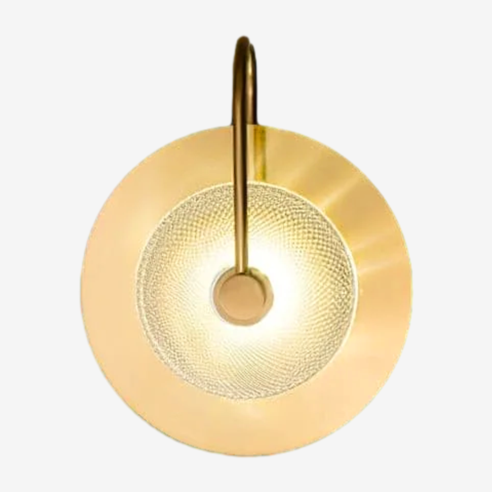 Circular Modern Art Deco Wall Sconce