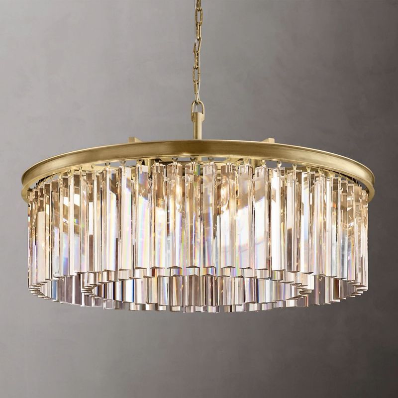 Boise Round Crystal Chandelier