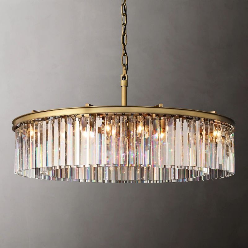 Boise Round Crystal Chandelier