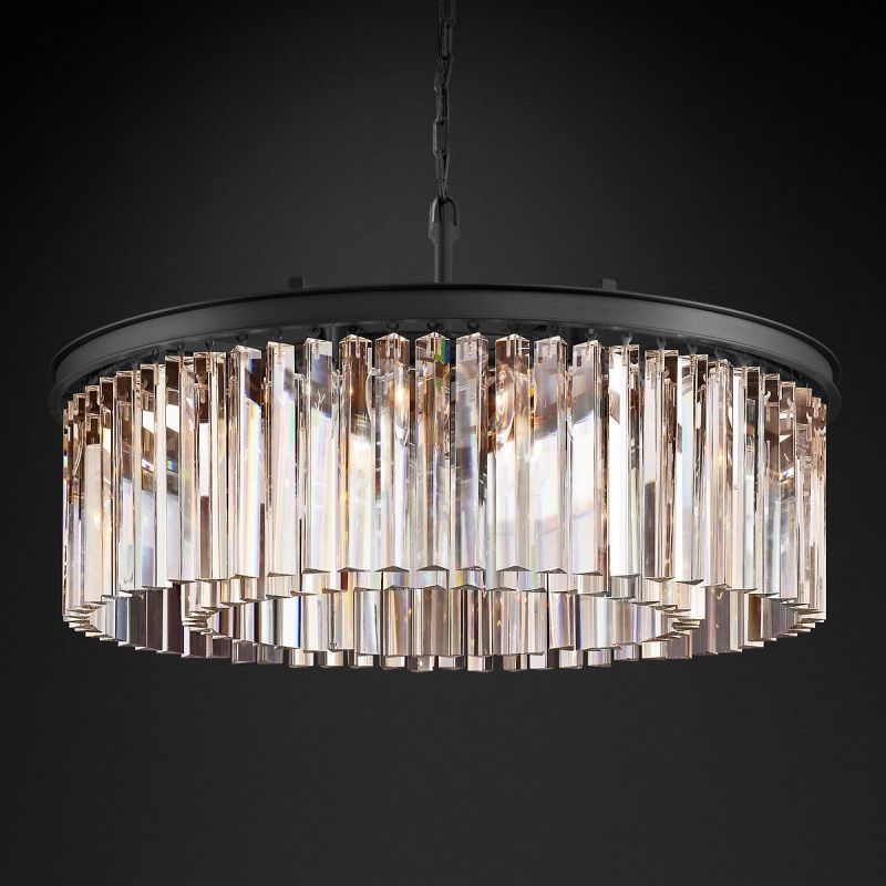Boise Round Crystal Chandelier