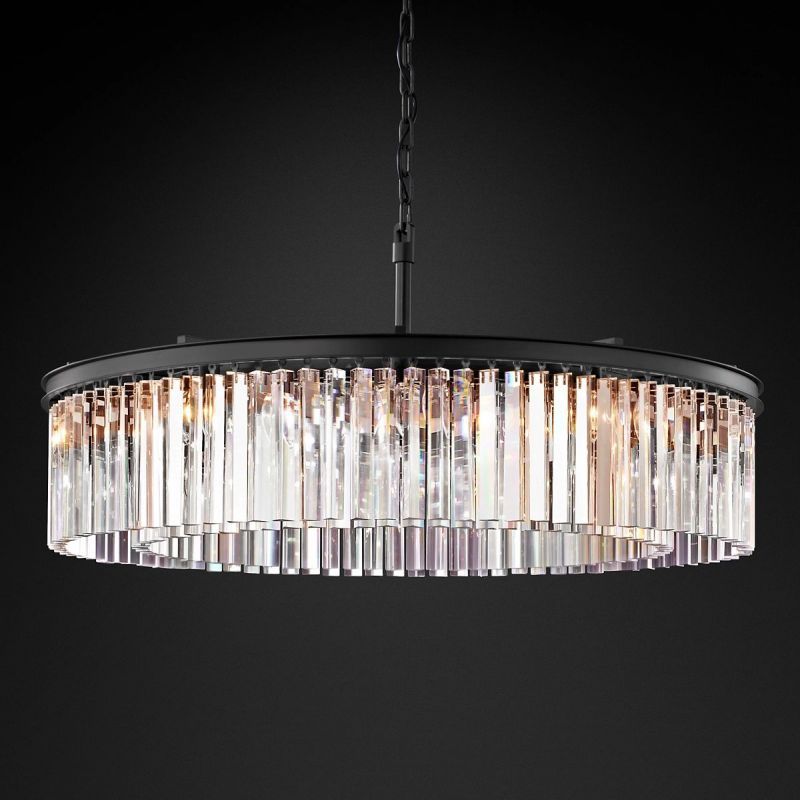 Boise Round Crystal Chandelier